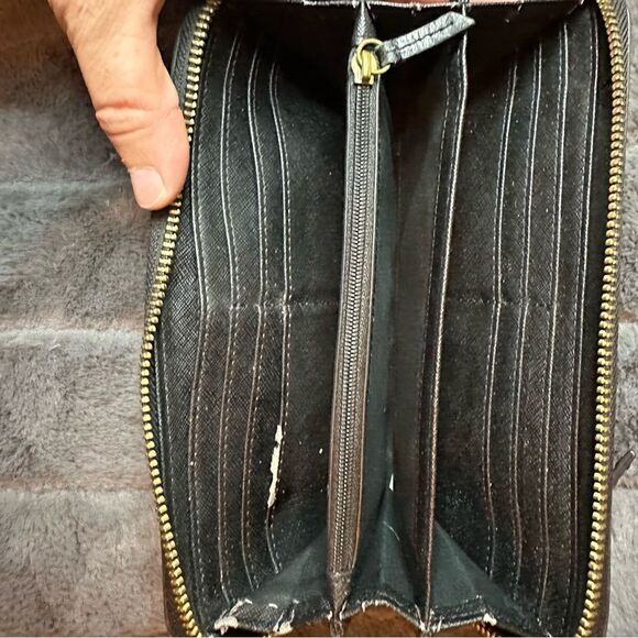 Fossil black leather wallet - Picture 6 of 7